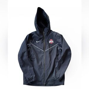 Nike Ohio State Buckeyes Team Issue Sideline Jacket PE Waterproof Men Size Small